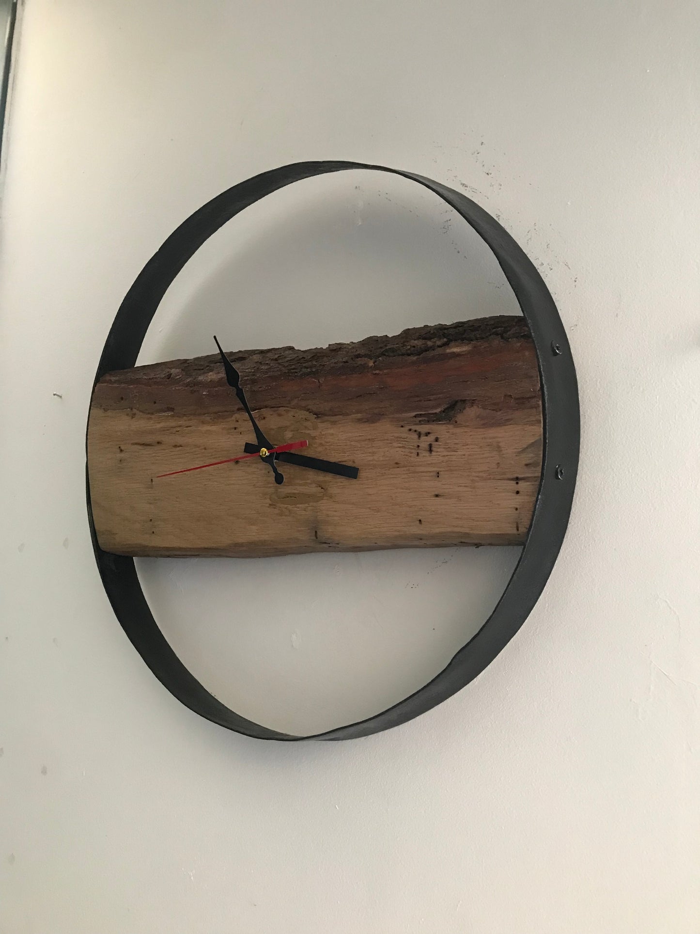 Horloge en chêne