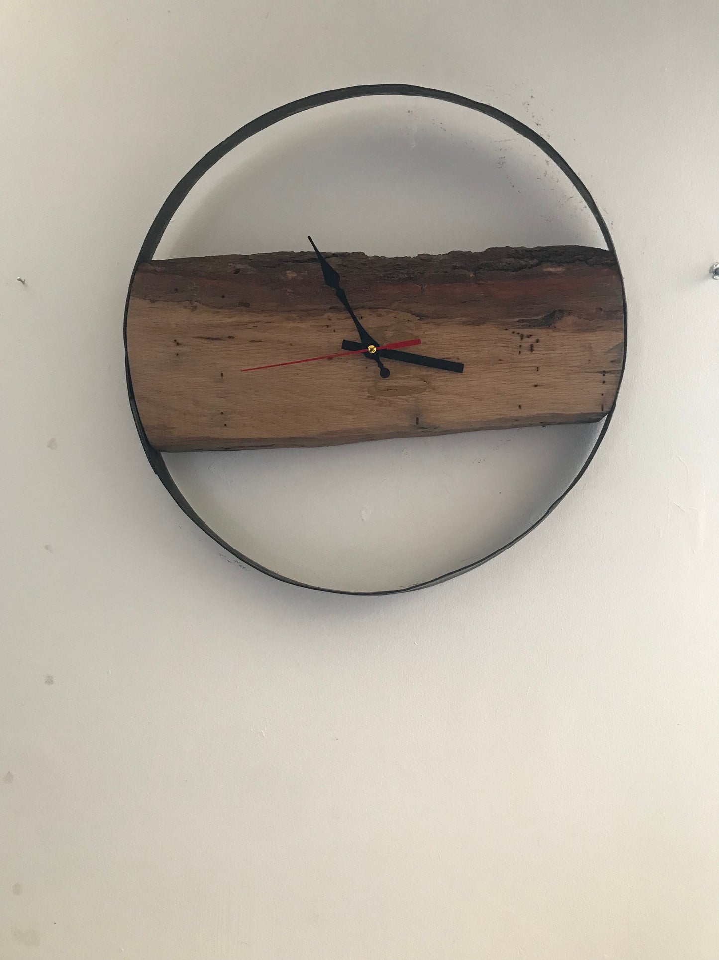Horloge en chêne