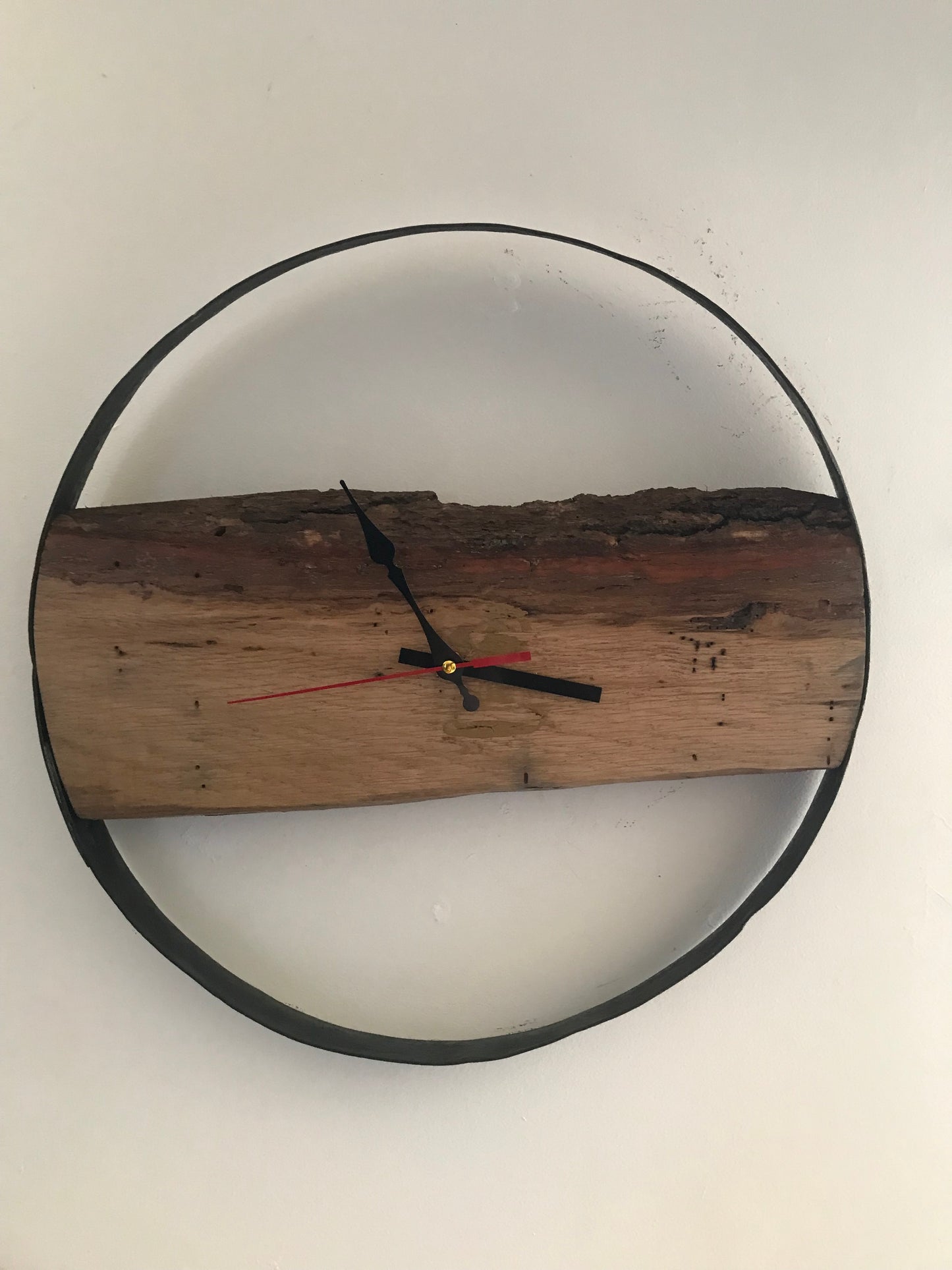 Horloge en chêne