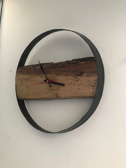 Horloge en chêne
